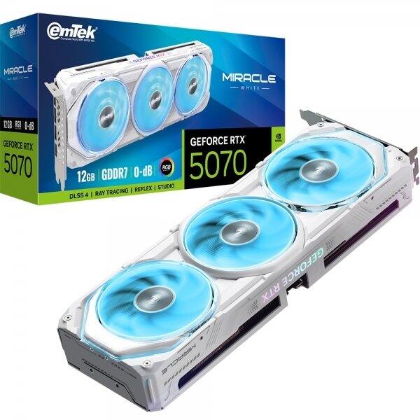 Emtek | Emtek Geforce Rtx 5070 Miracle White D7 12Gb Giá 23,117,500 Đồng*Miễn phí vận chuyển