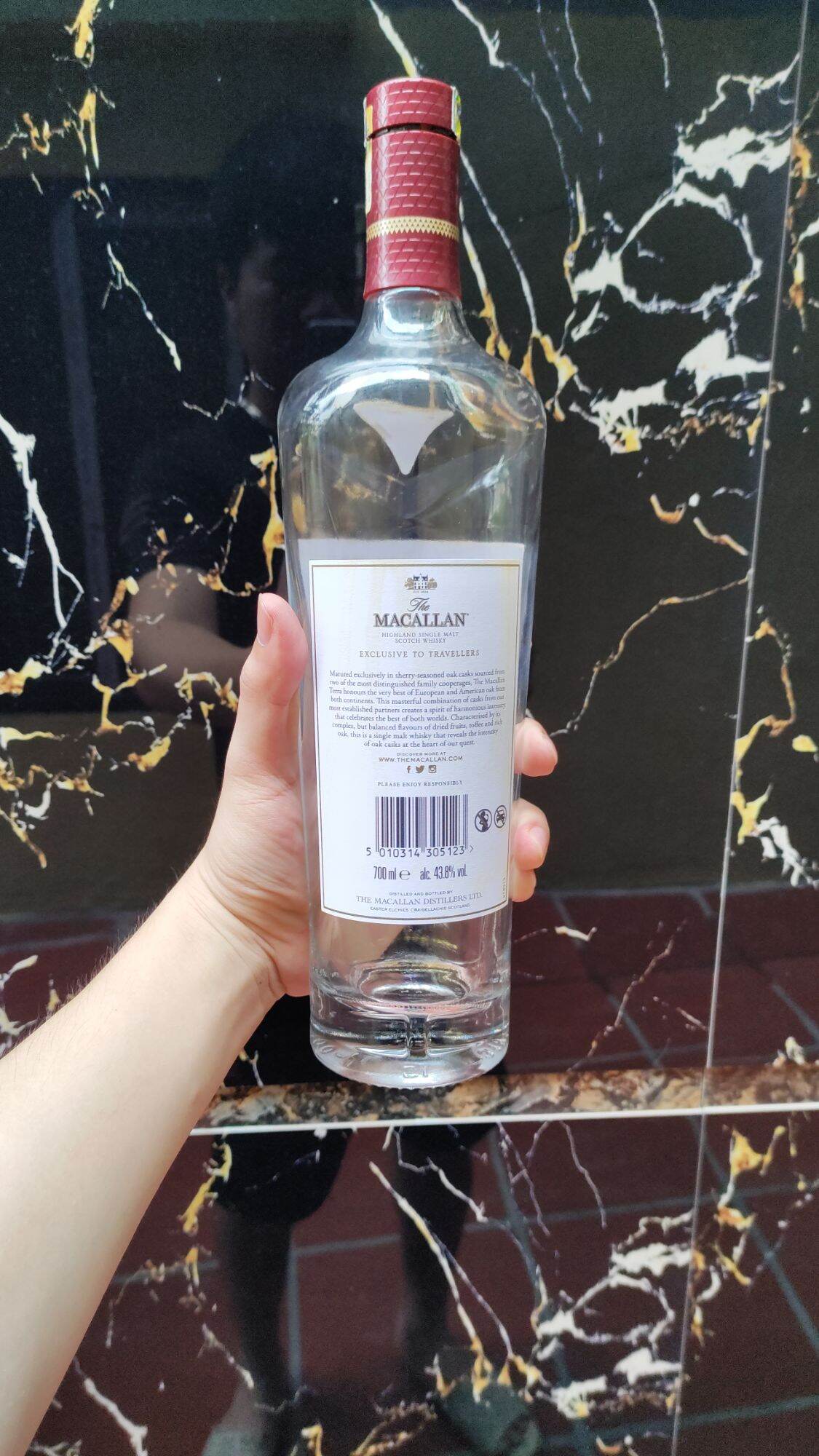 Vỏ chai Macallan Terra cả hộp siêu rẻ