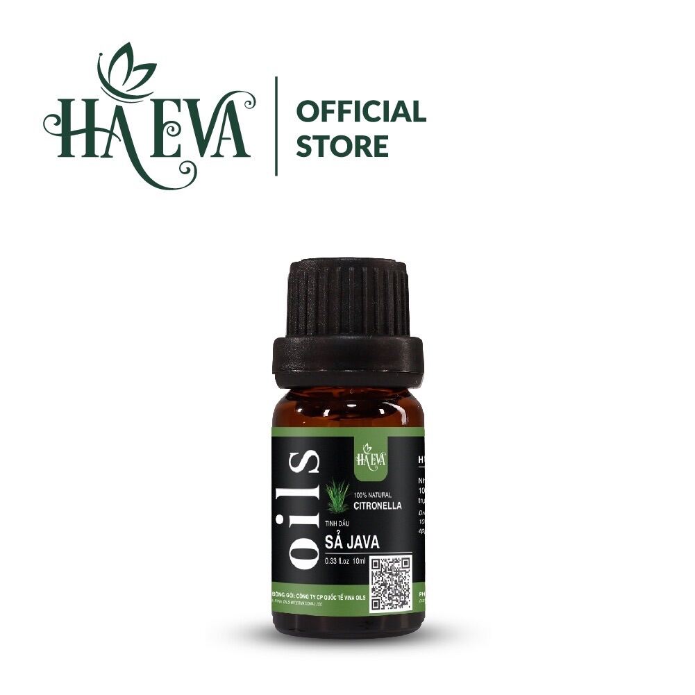 Tinh dầu Sả Java Haeva Cao Cấp, 100% Thiên Nhiên giúp khử mùi, kháng khuẩn
