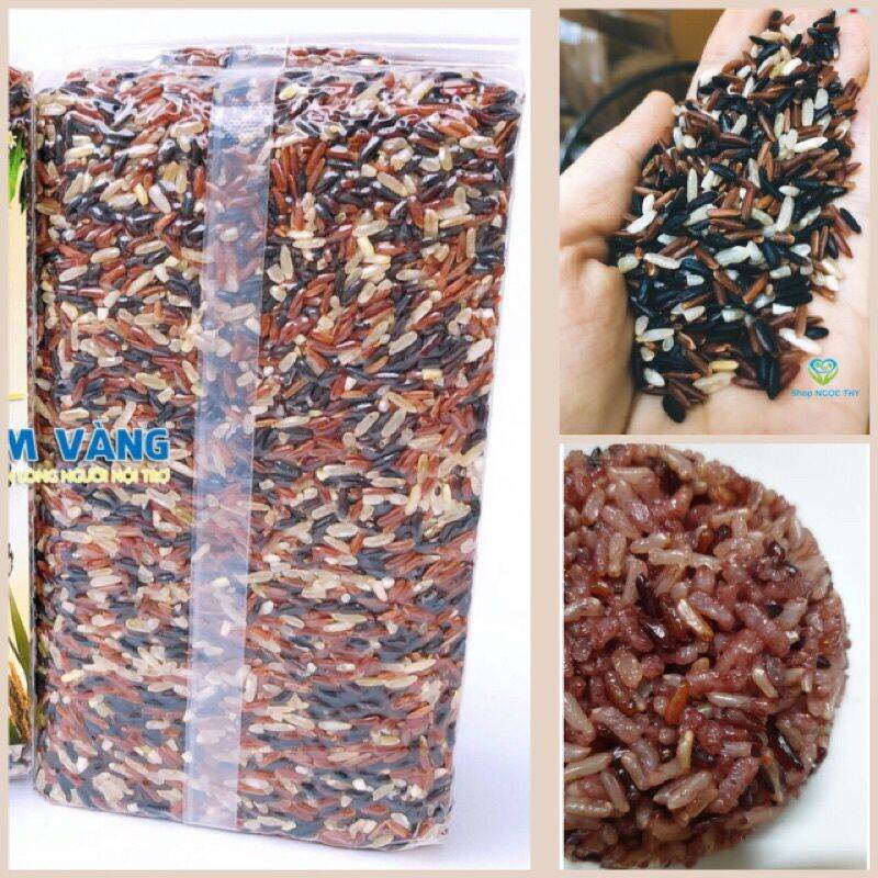 Gạo lứt tam sắc dành cho ăn kiêng eatclean & healthy gói 1kg.