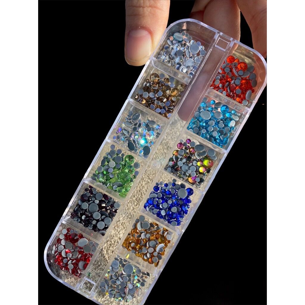 Đá chân keo lưới 1.440viên mix màu đủ size