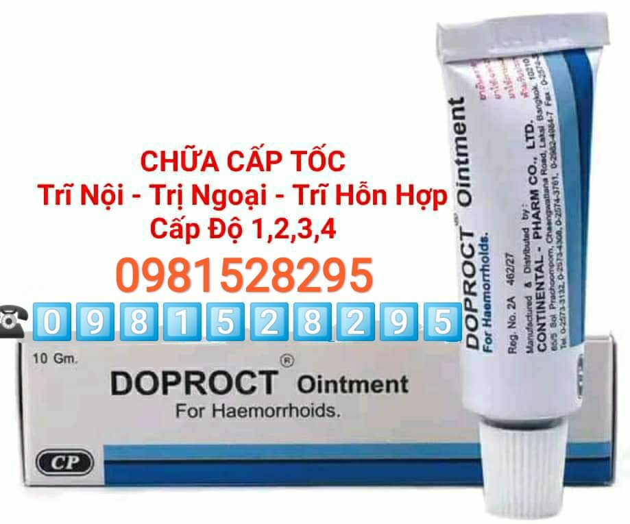 Combo kem trĩ và viên đặt trĩ thái lan chính hãng