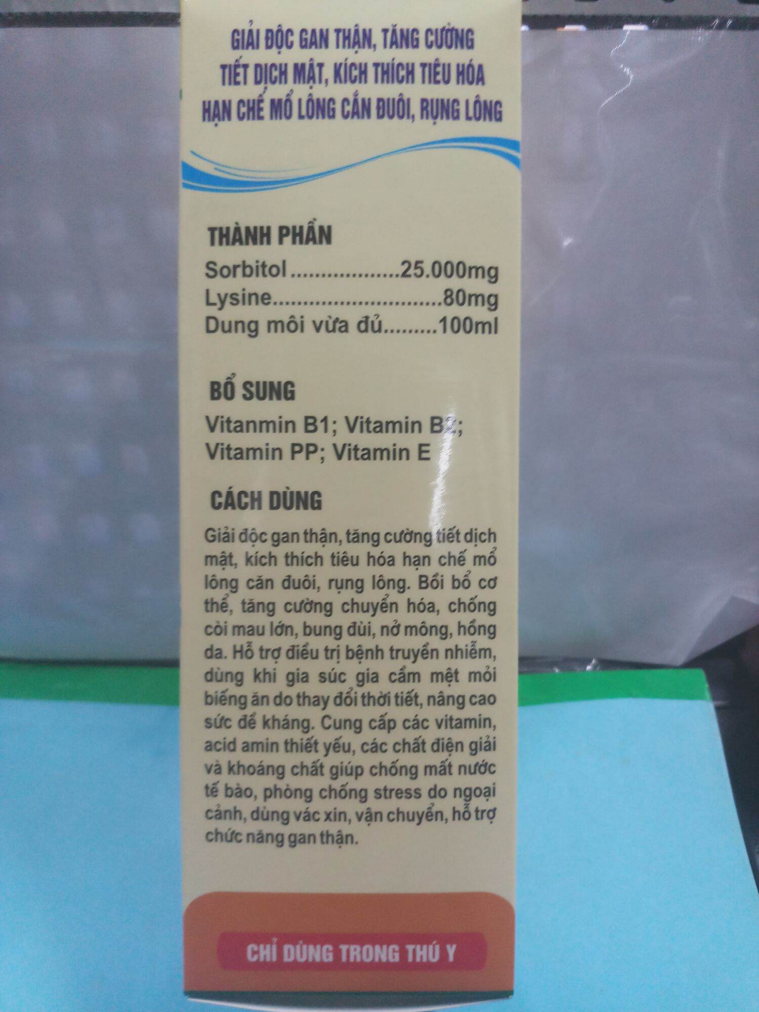 Sorbitol HDH Lysol 1L giải độc gan, thận