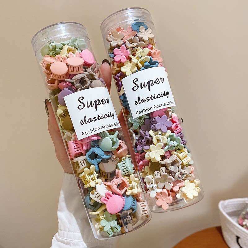 Set 50c kẹp tóc nhiều màu cho bé gái