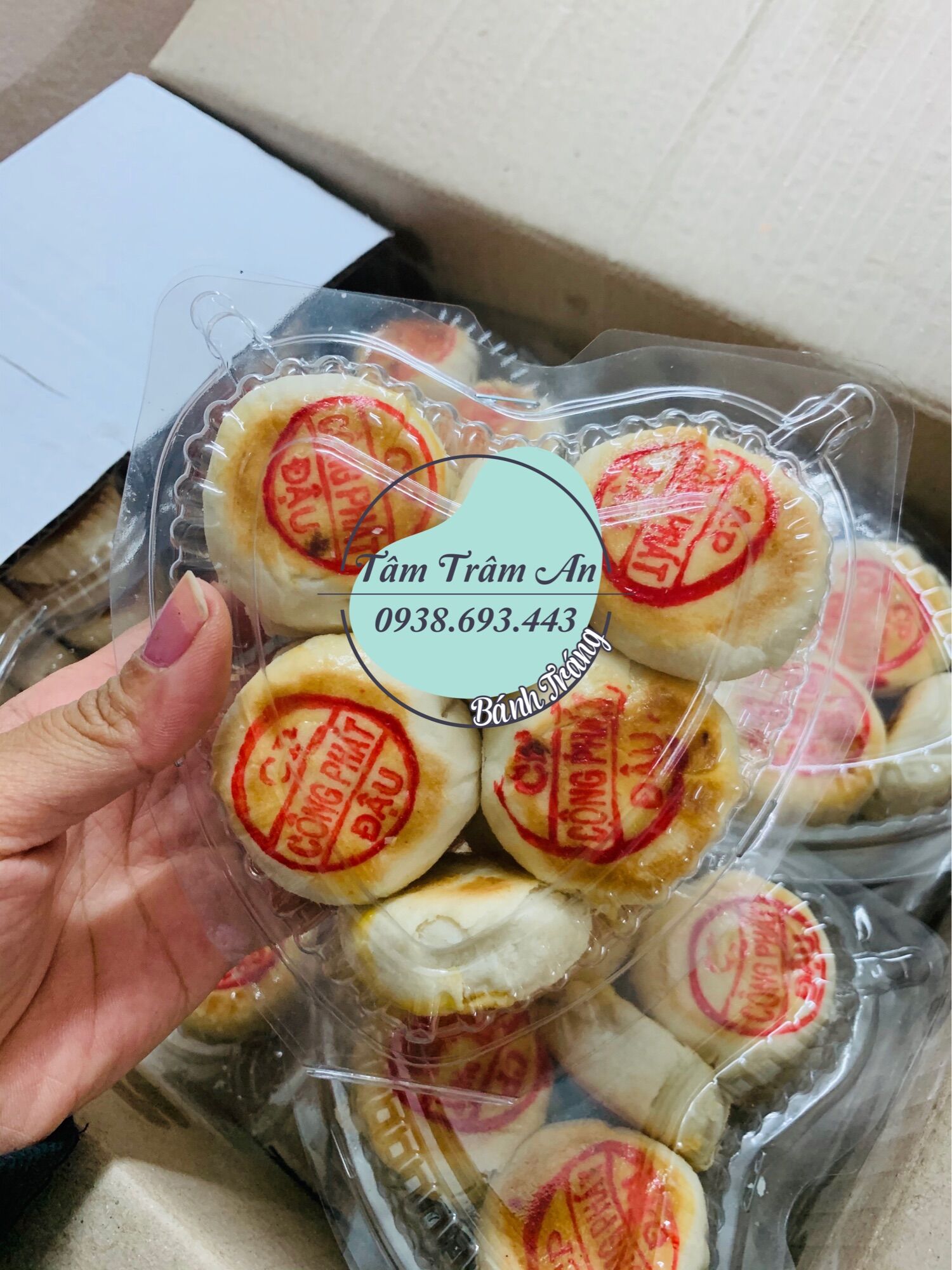 Bánh pía mini 10 cái 1 hộp