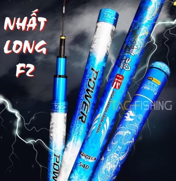 Cần tay guide Nhất Long f2 5H 19i, cần câu tay chính hãng Aduy fishing