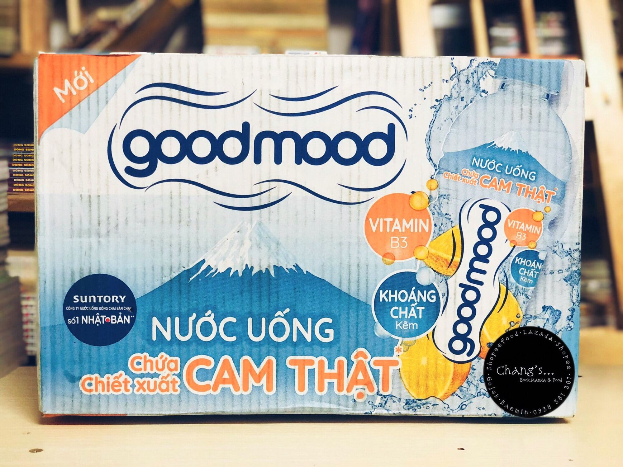 Nước uống Good Mood 24 chai Thùng 455ml Chang s Food