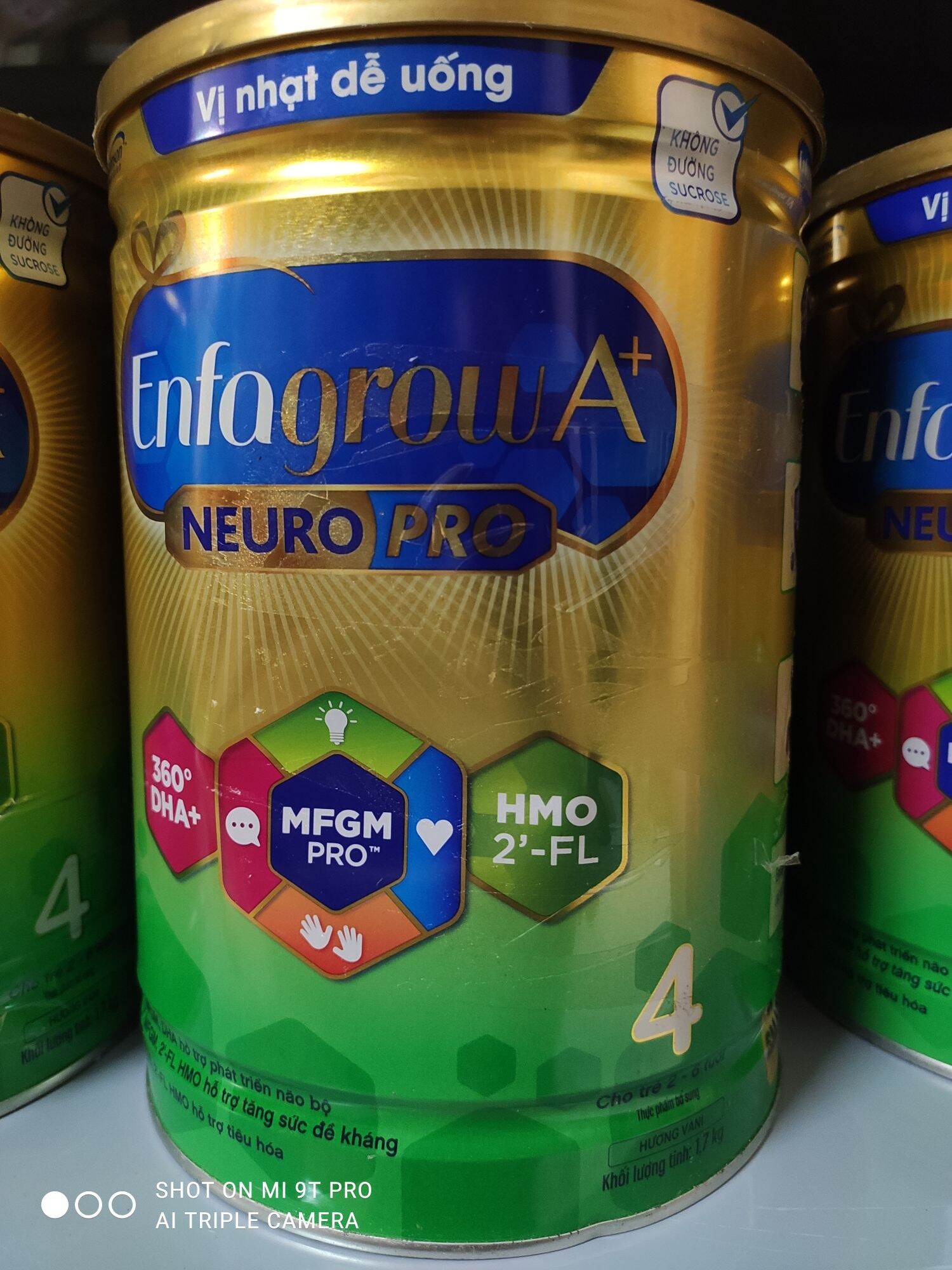 Sữa bột enfagrow a+ neuropro 4 vị nhạt dễ uống với dưỡng chất dha & mfgm – 1.7kg