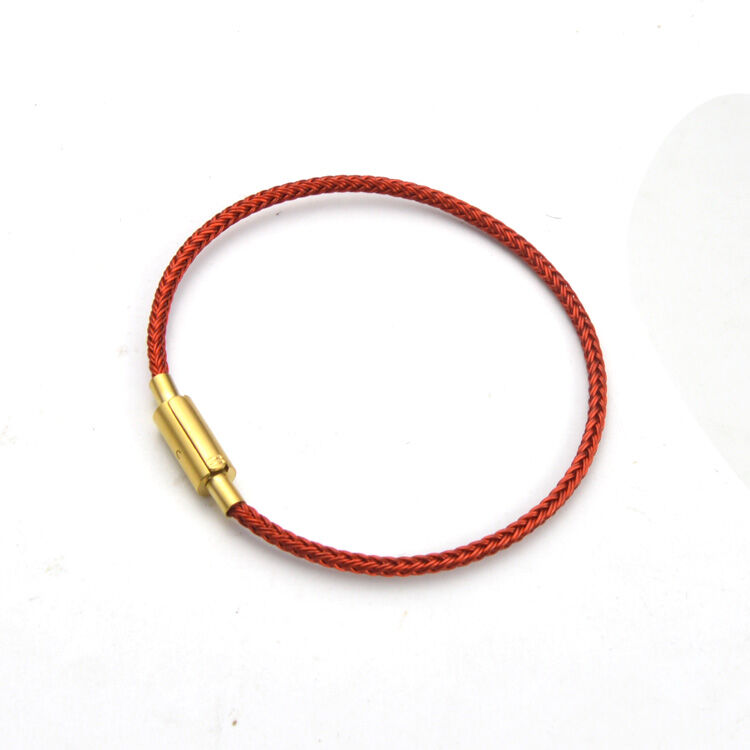 Vòng tay xâu hạt dây thép mm có thể xâu hạt vòng tay hạt vàng cứng 3d phụ kiện diy bán thành phẩm dây phối