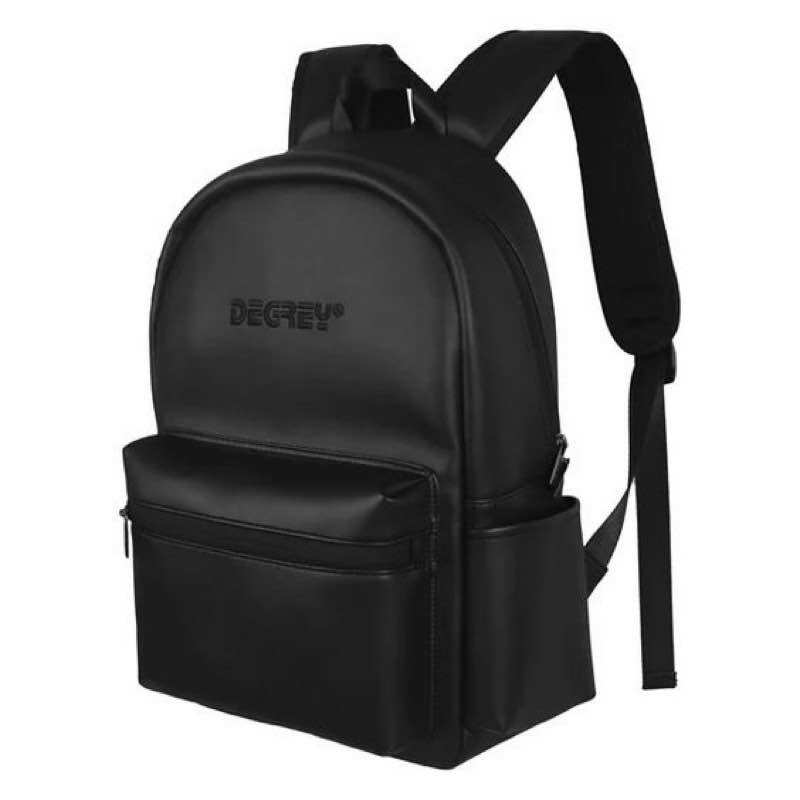 Balo DG Leather Basic Backpack Chất Da Simili Cao Cấp Chống Nước Cặp Da Đi Học Màu Đen Thời Trang Balo 2810 Shop