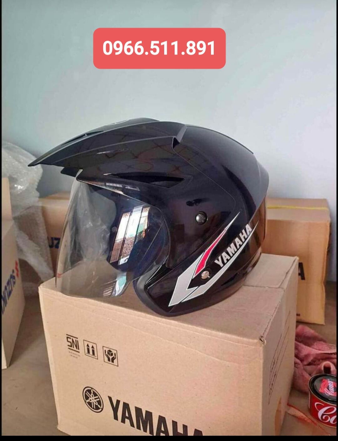 Nón yamaha 3/4 nhập khẩu theo xe indonesia sản xuất