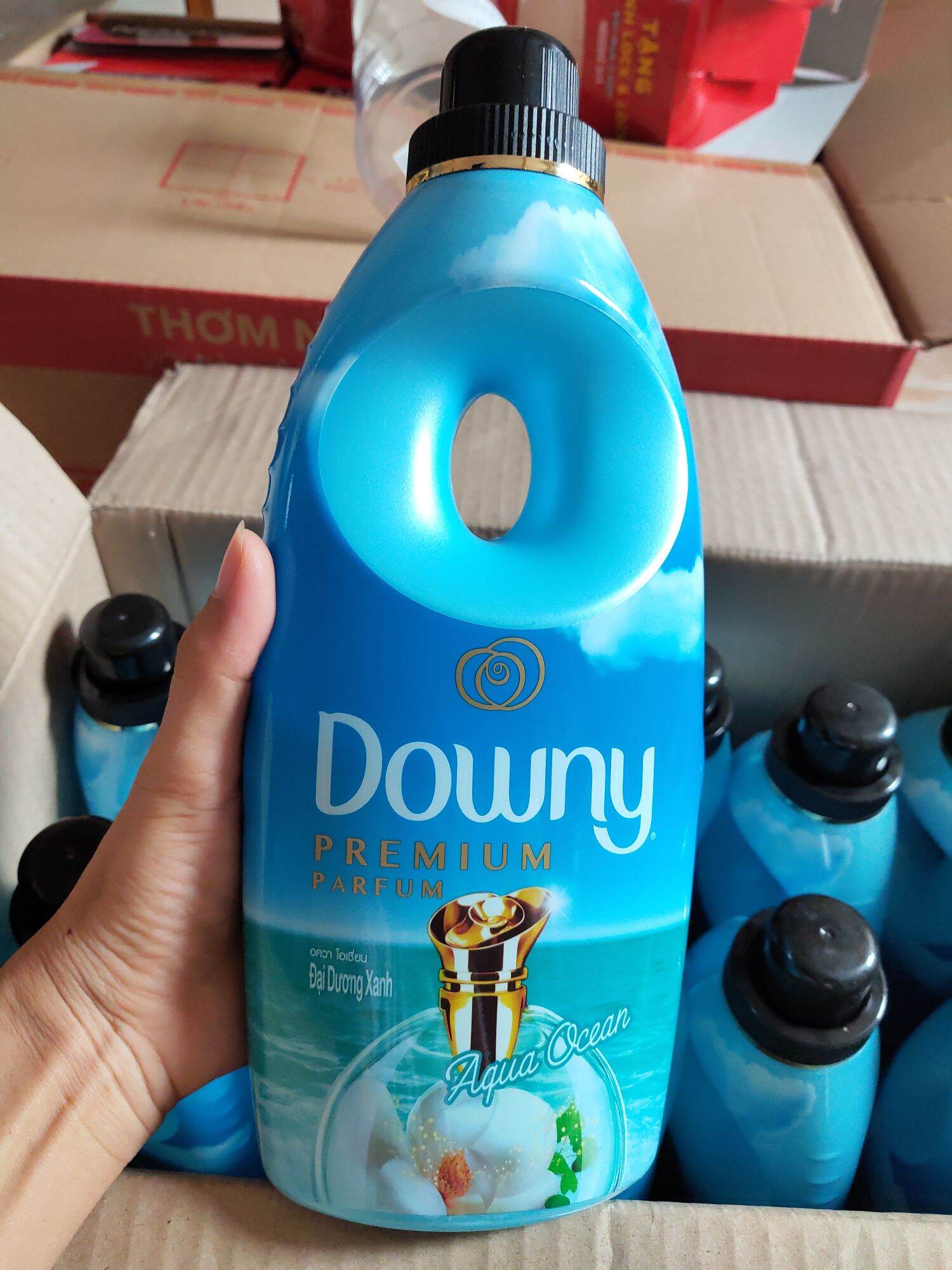 Nước Xả Vải Downy Đại Dương Xanh Chai 800ml