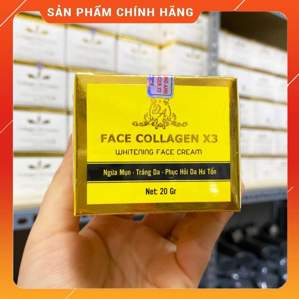 Combo kem face, serum,chống nắng nọc ong Collagen X3 công ty mỹ phẩm Đông Anh