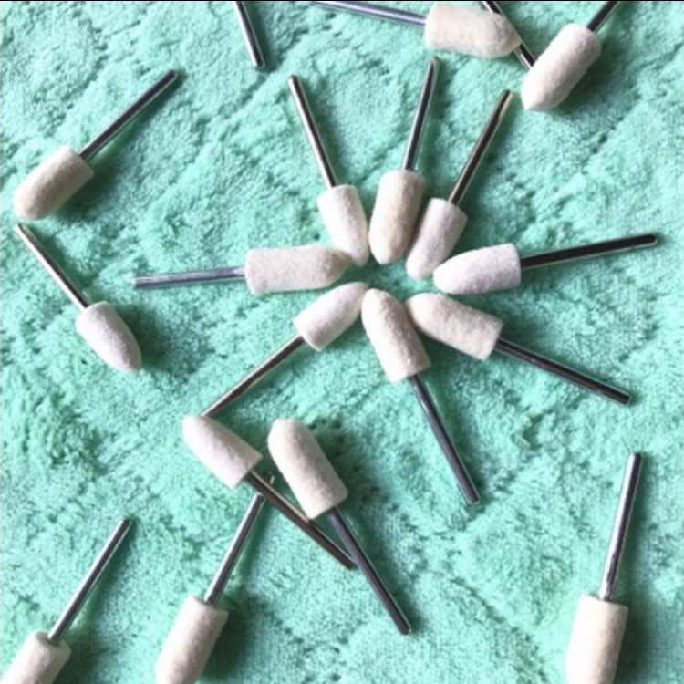 Trục nỉ nhọn đánh bóng 8mm cán 3mm