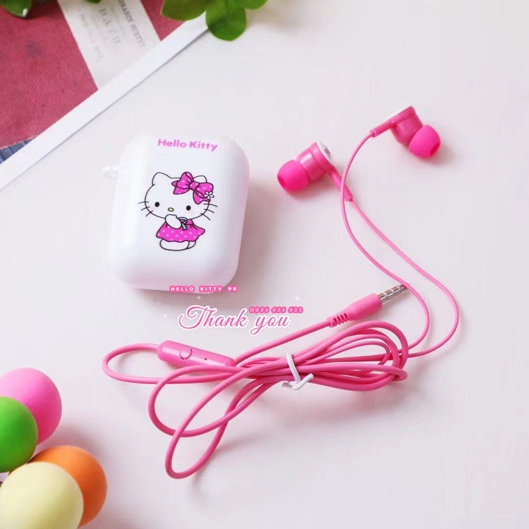Tai nghe có micro Hello Kitty - Doremon Doraemon