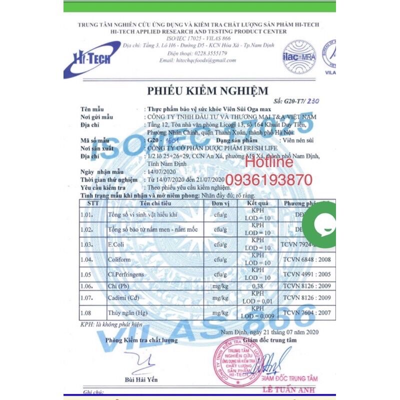 VIÊN SỦI OGA MAX