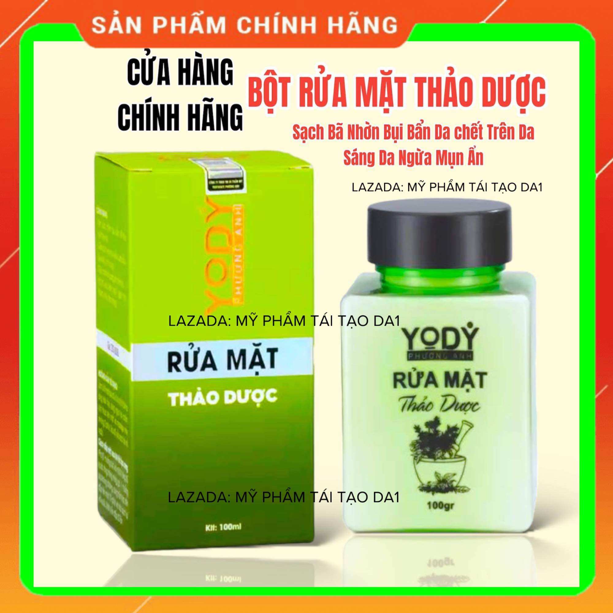 Bột rửa mặt yody white phương anh