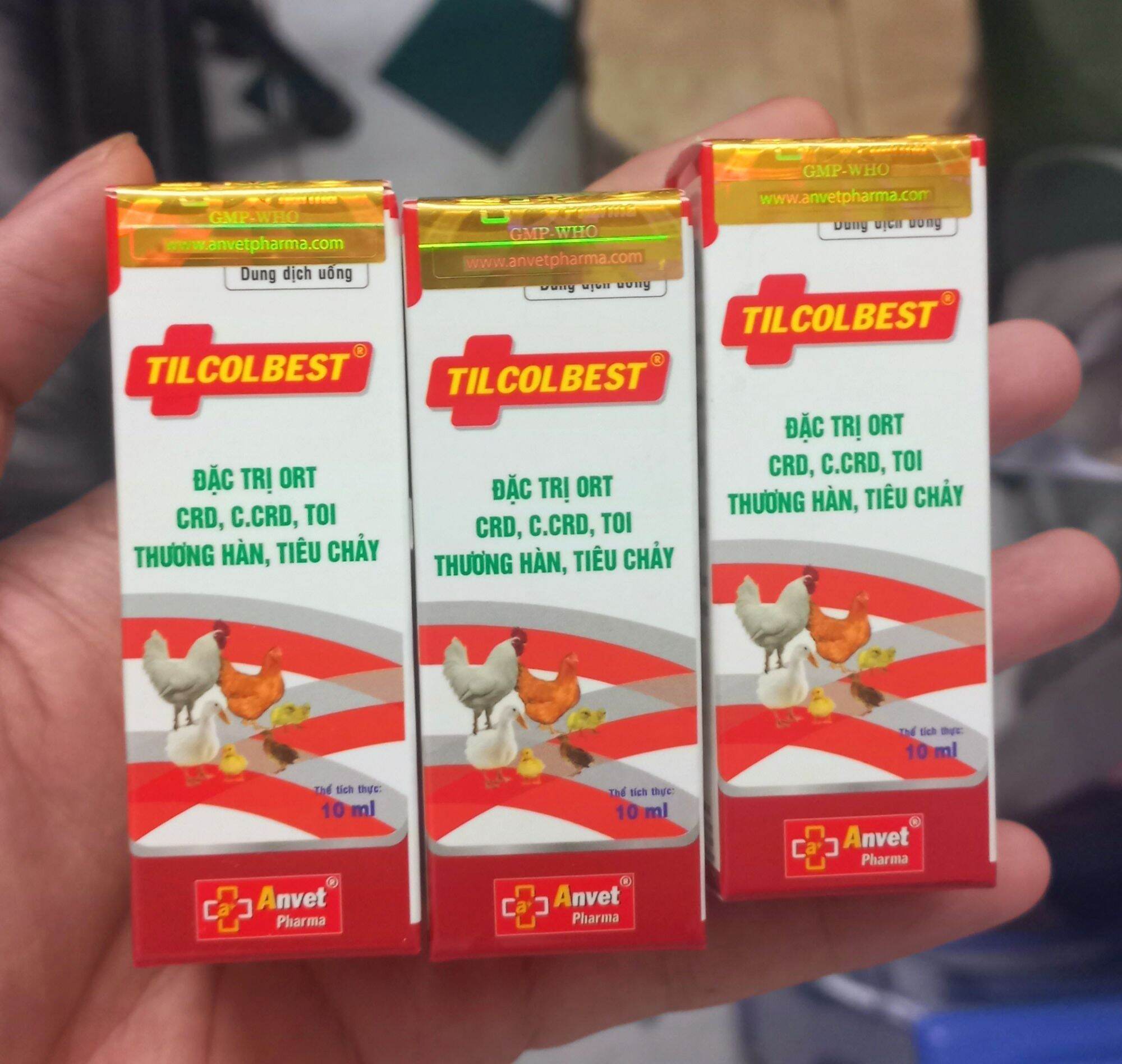 Lọ 10ml TILCOBEST Cho Gia Cầm, Gà Chọi