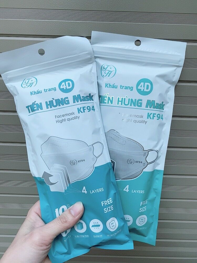 Combo 02 thùng khẩu trang kf94 tiến hùng