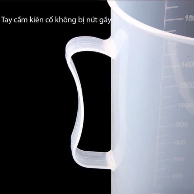 Ca nhựa 1l (1000ml) chia vạch rõ ràng