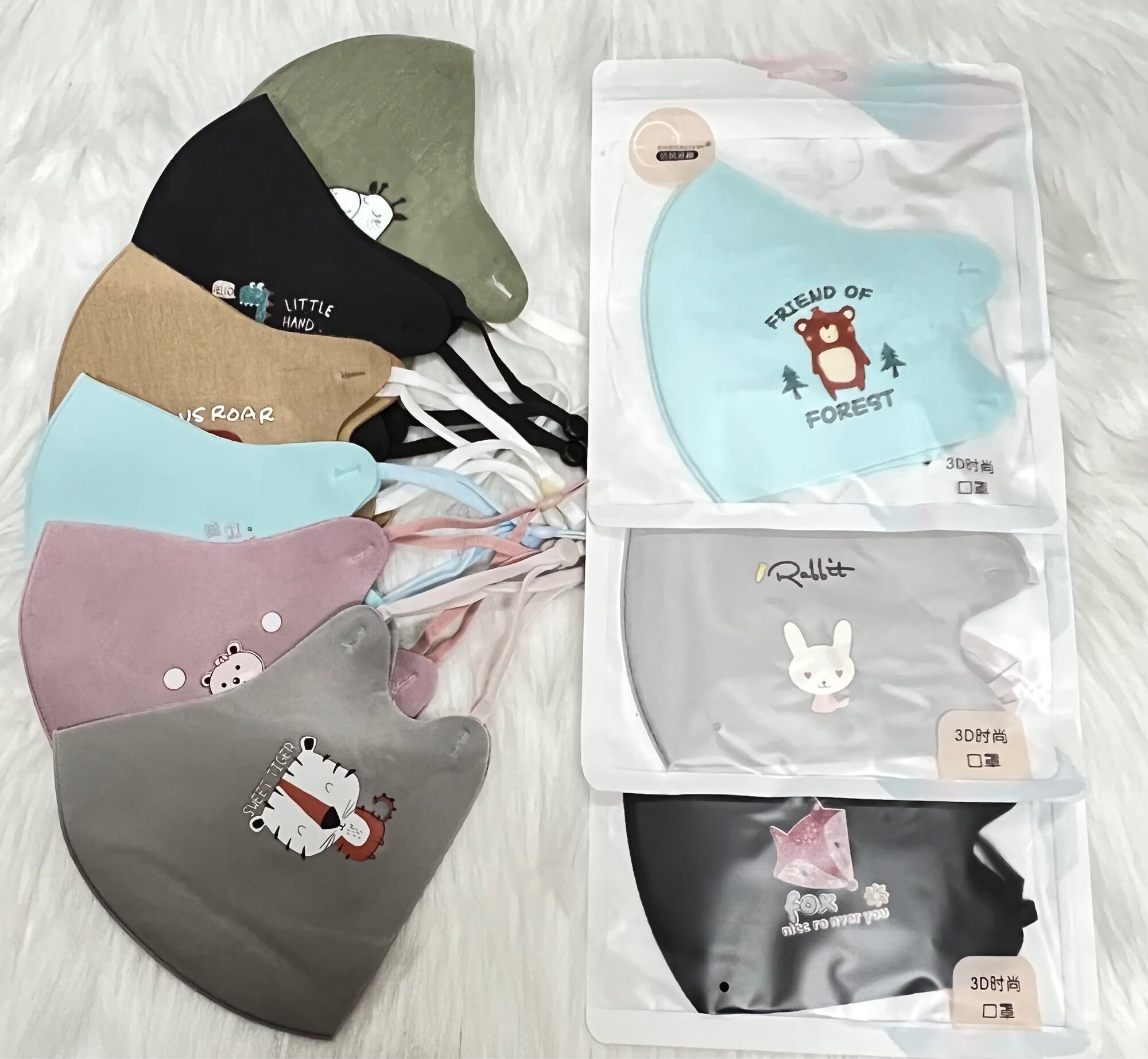 Khẩu trang su 2 lớp hình