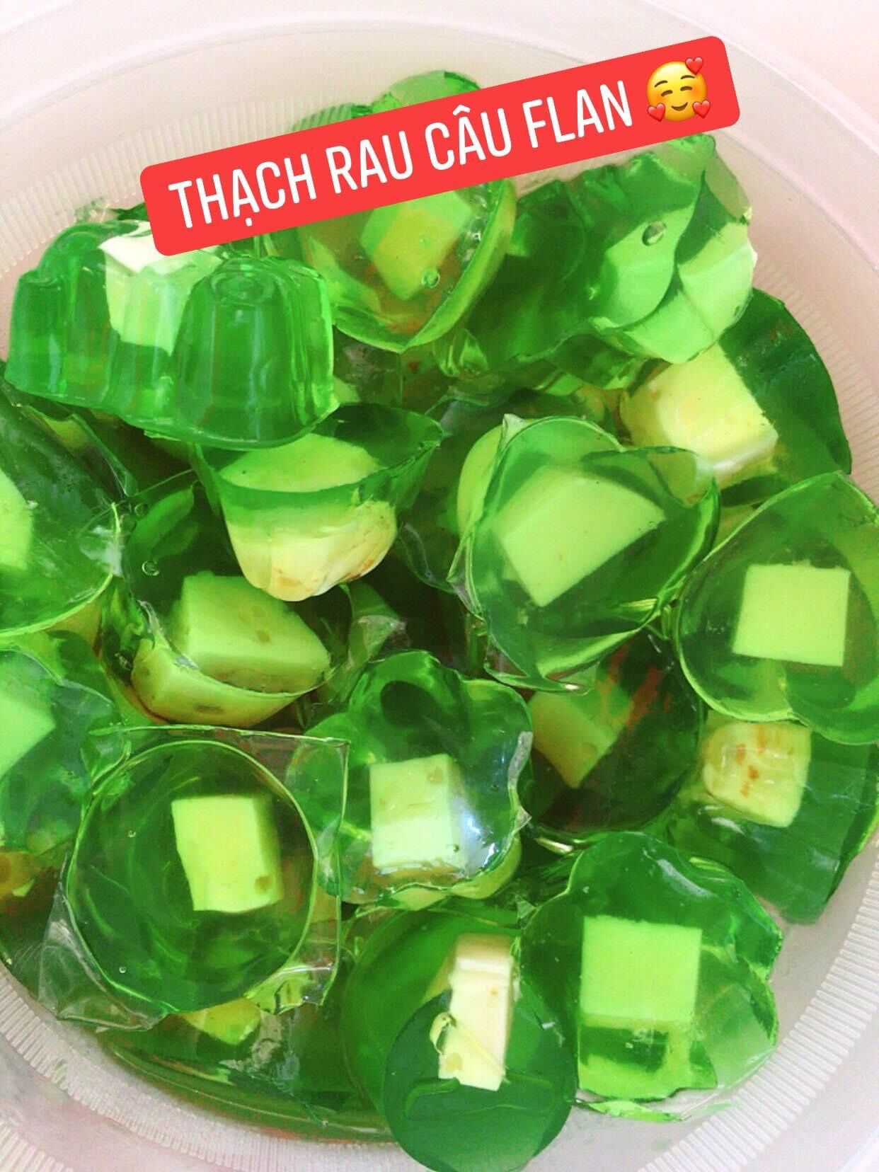 Bột rau câu sóc vàng hộp 10 gói
