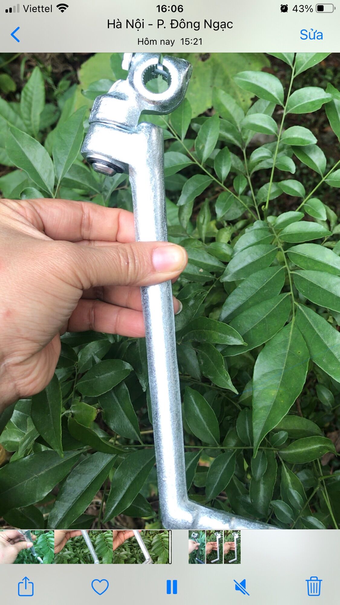Giò đạp- cần khởi động si ju