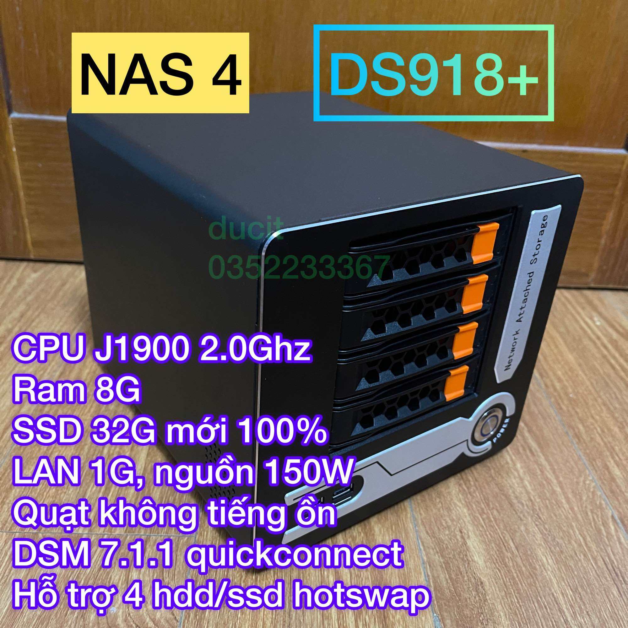 NAS J1900, NAS Xpenology DS918+ DSM7.1.1