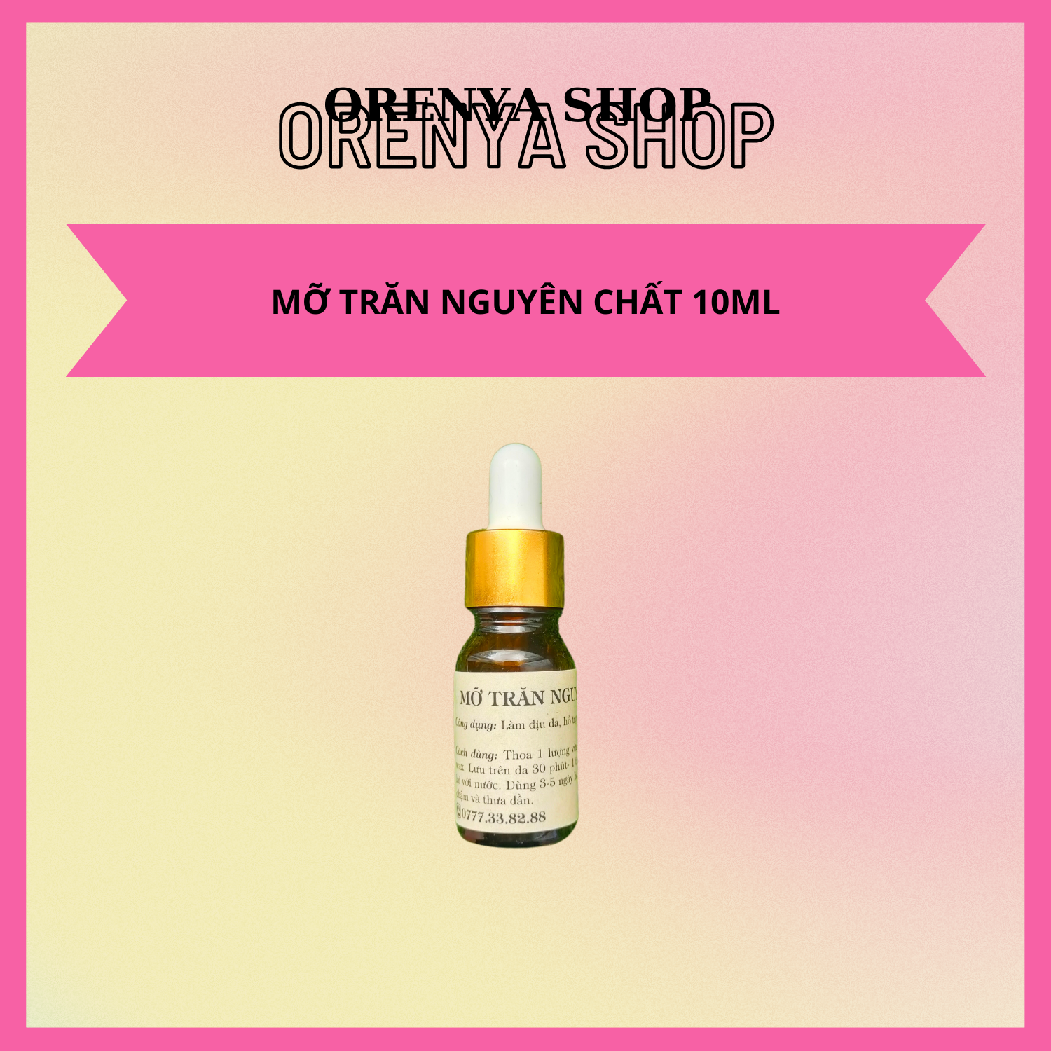 Mỡ trăn N'store Nguyên Chất 75g