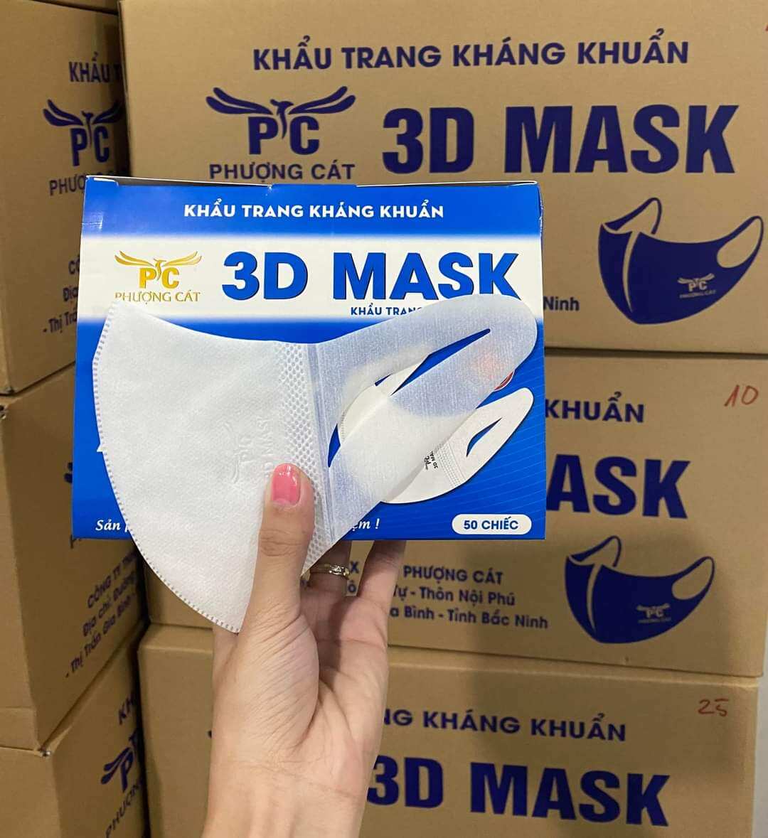 Hộp 50 Chiếc Khẩu Trang 3D Mask Form chuẩn Xịn Xò