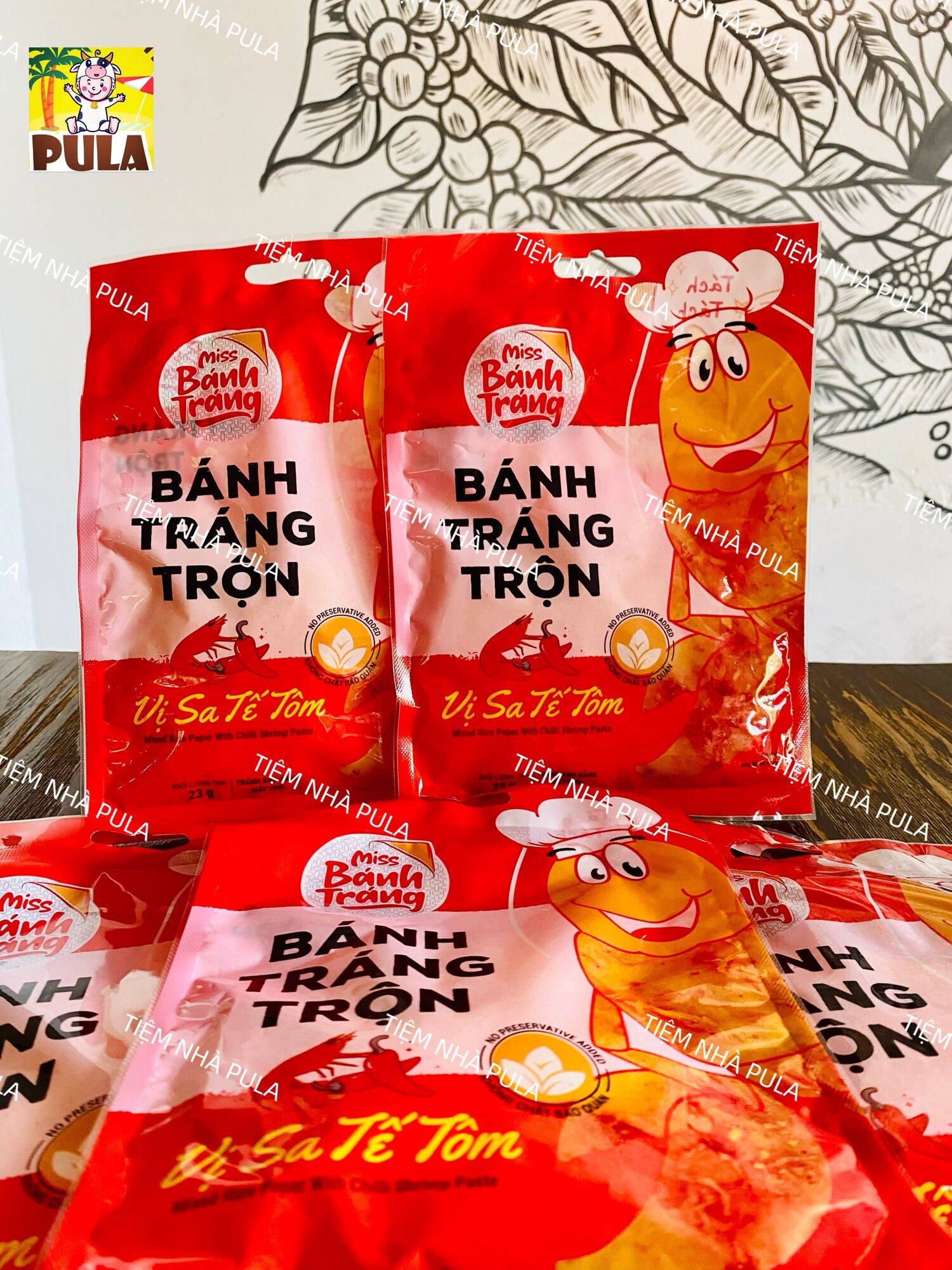 BÁNH TRÁNG TRỘN VỊ SA TẾ TÔM