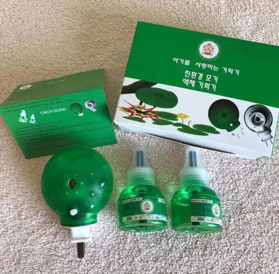 Đèn đuổi muỗi Tam Bảo+ 2 lọ tinh dầu.