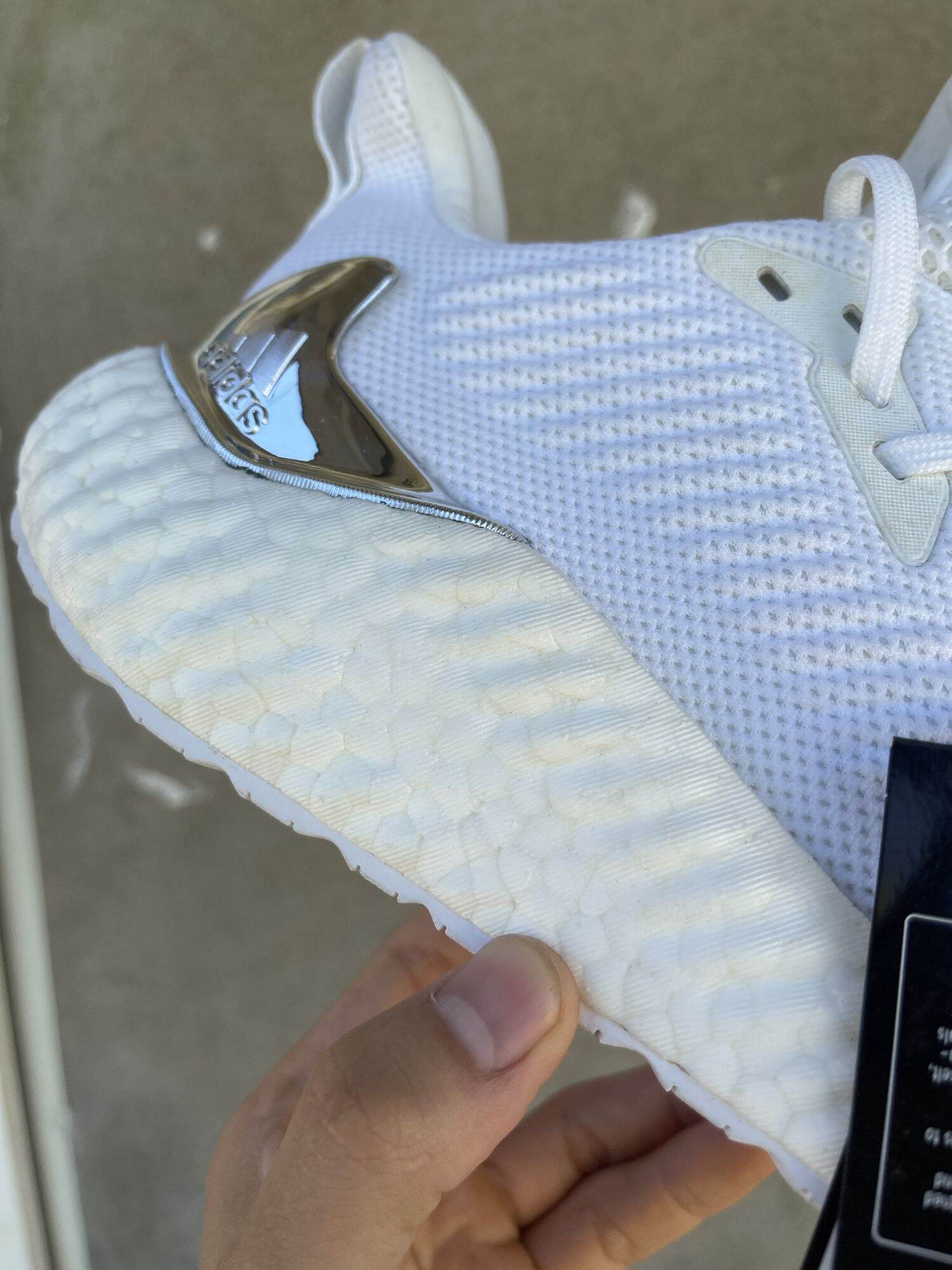 giày thể thao ultra boost black white