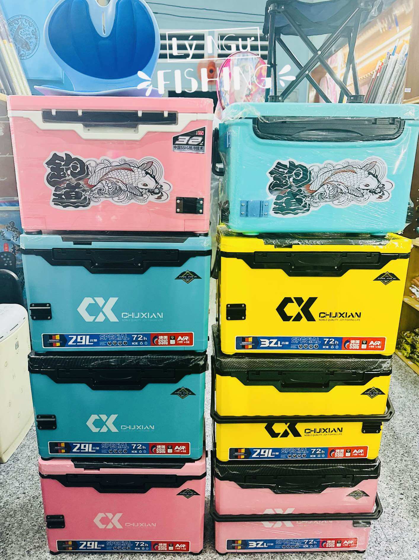 Thùng câu đài phiên bản mới