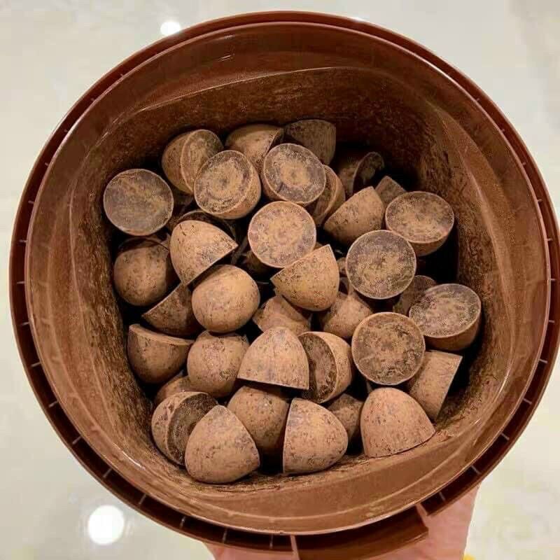Nama socola 408g - Socola tươi nama chocolate xô 80 viên ăn là nghiền
