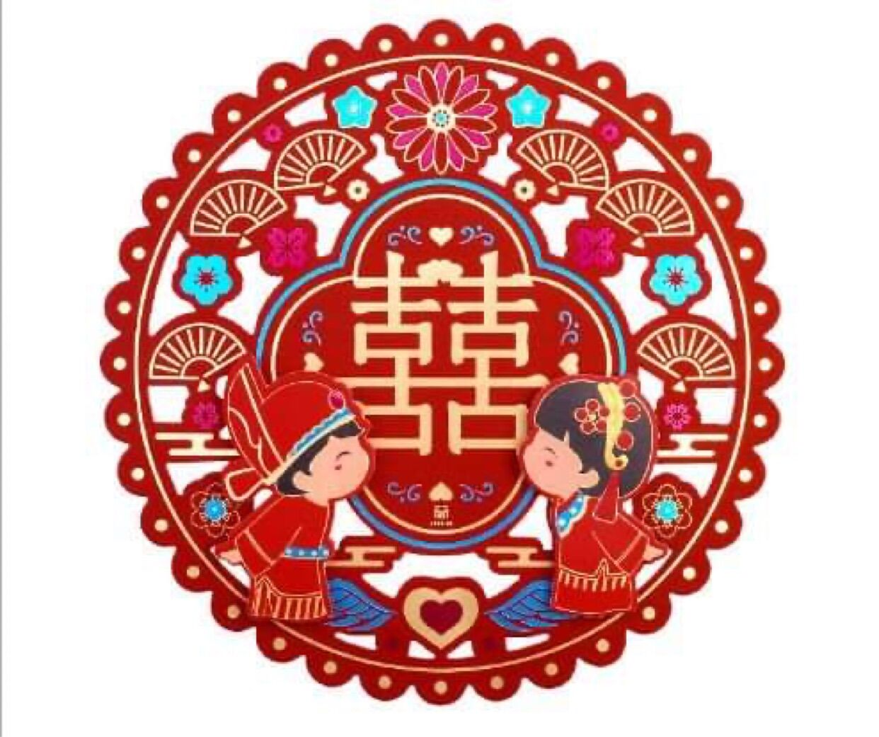 CHỮ HỶ TRANG TRÍ ĐÁM CƯỚI - có sẵn keo dán