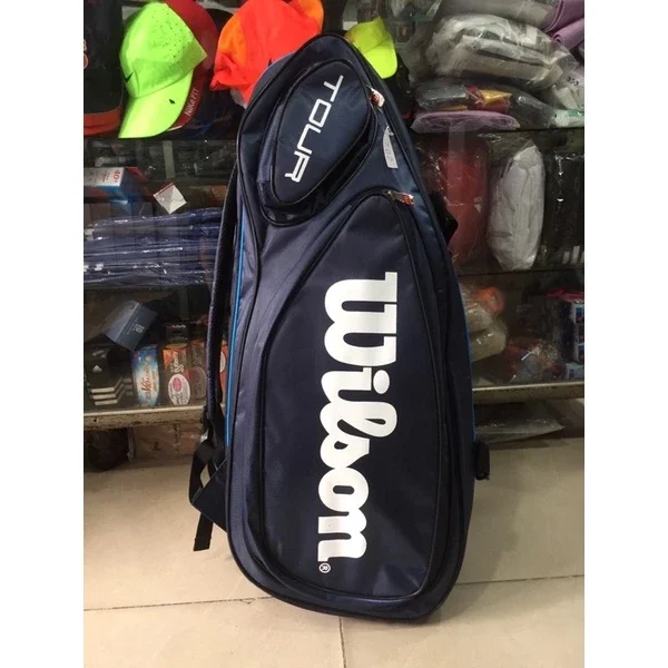 túi tennis wilson cao cấp 2 ngăn lớn
