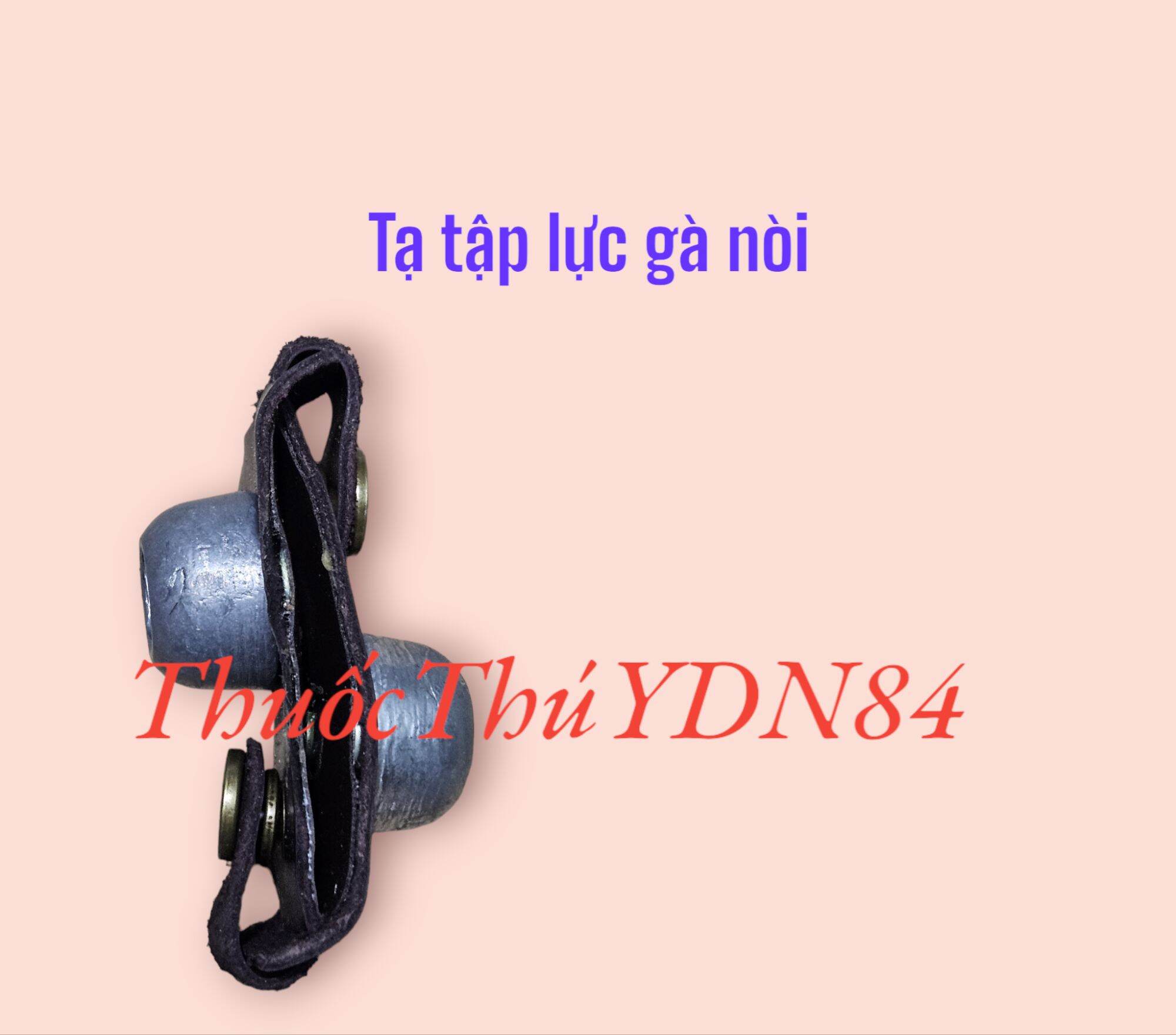 1 cặp tạ chì đeo chân cho gà nòi tập lực cho gà đá
