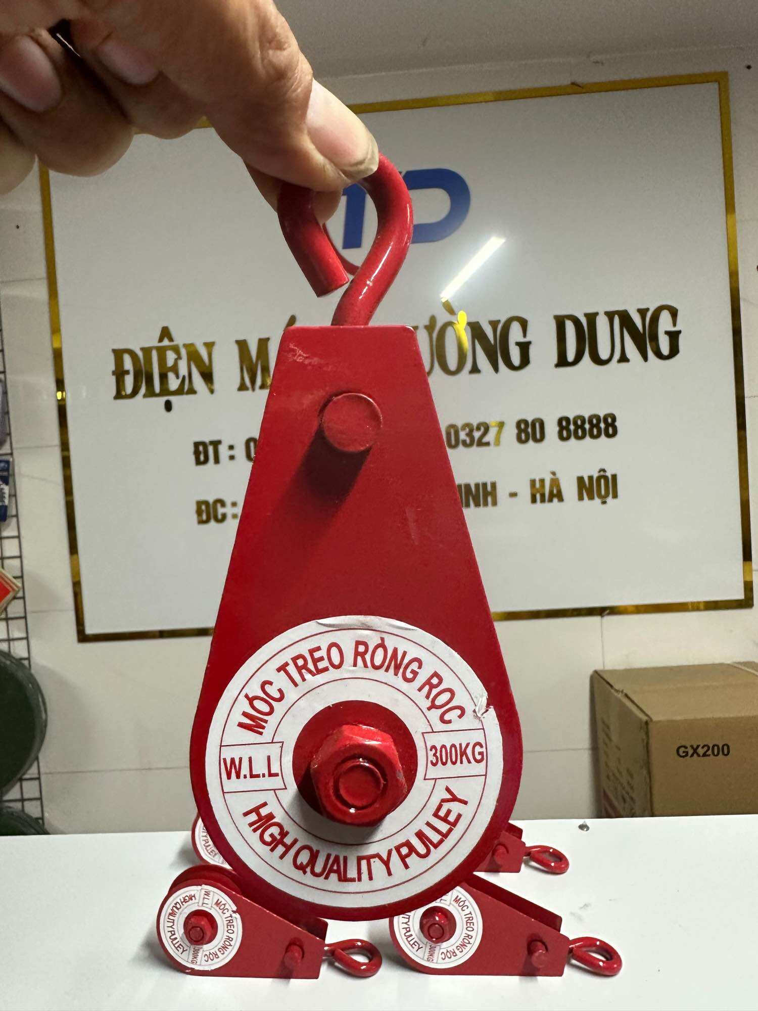 Móc treo dòng dọc - kéo tay kéo cáp kéo dây - các loại 300kg, 500kg, 1000kg