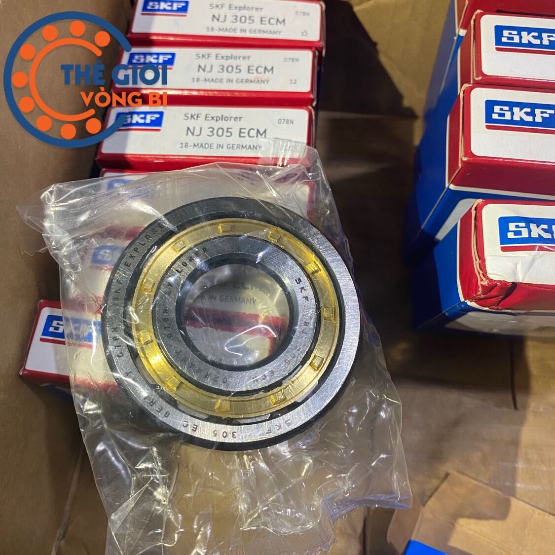 Vòng bi bạc đạn SKF NJ 305 ECM