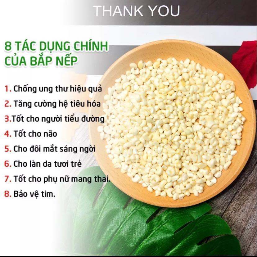 5Kg Bắp / ngô nếp Trắng Xay (dùng để nấu xôi bắp nhão)
