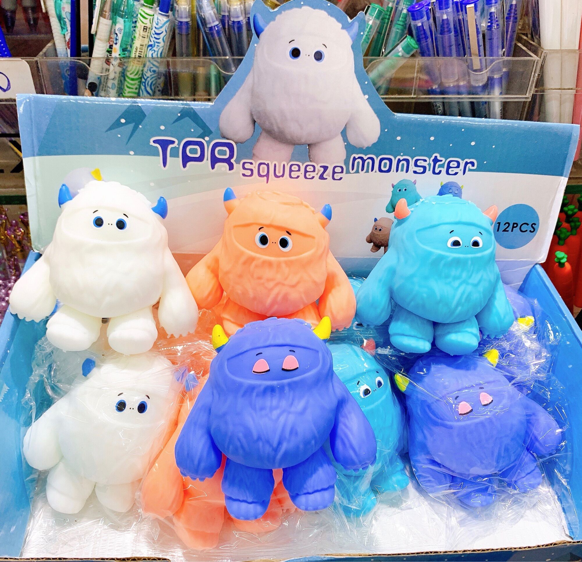 Squishy Mochi mẫu mới Monster/Hamburger/Sandwich/Pug/Cat siêu đáng yêu