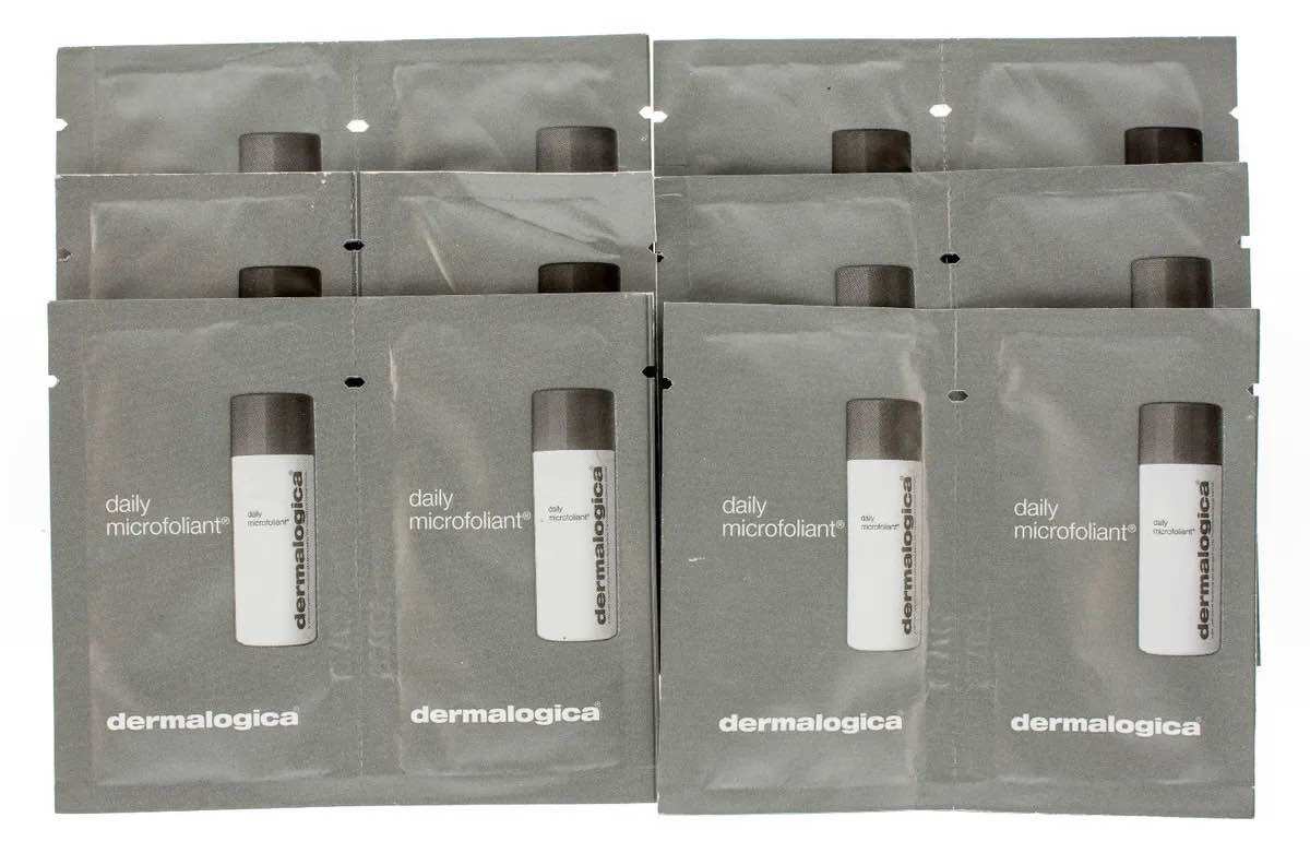 4 gói tẩy da chết cám gạo dùng hằng ngày daily microfoliant của dermalogica - dolly beauty