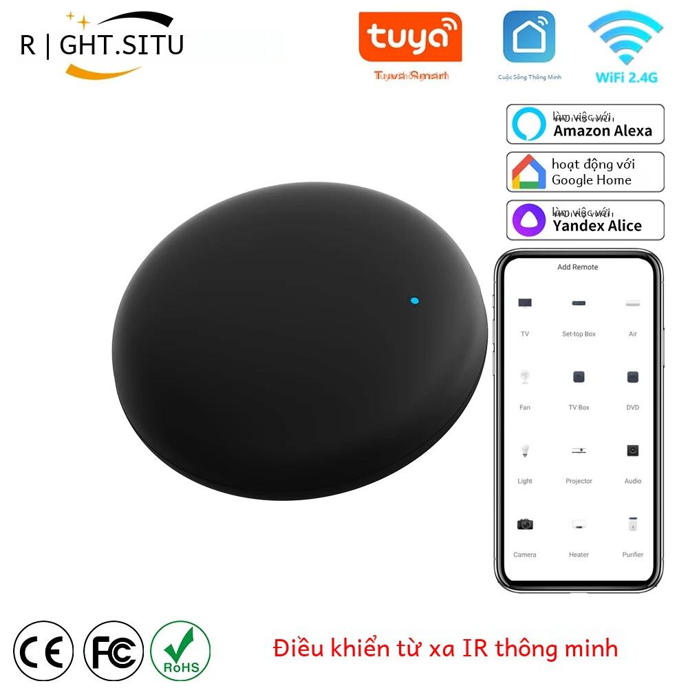 Tuya wifi thông minh IR điều khiển từ xa cuộc sống thông minh App thay thế TV DVD Aud AC từ xa làm việc với Alexa Google nhà