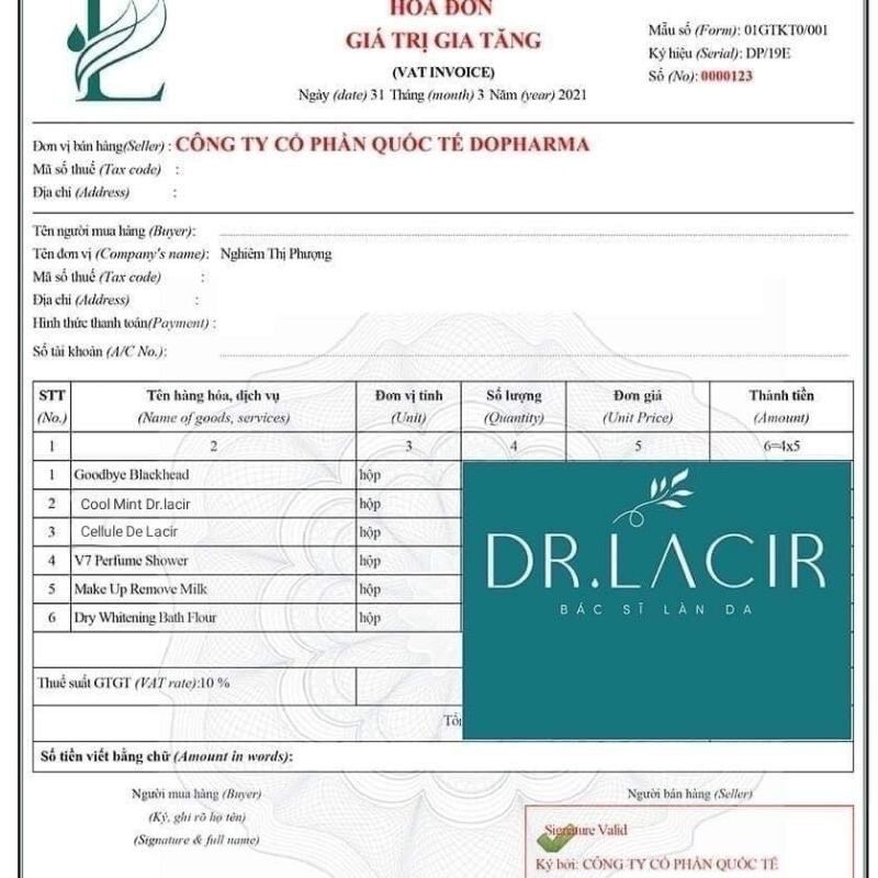 Sữa rửa mặt nam thần Lacir for men