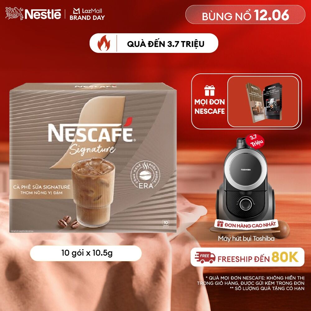 [MỚI] Cà phê sữa NESCAFÉ Signature - Thơm nồng vị đậm