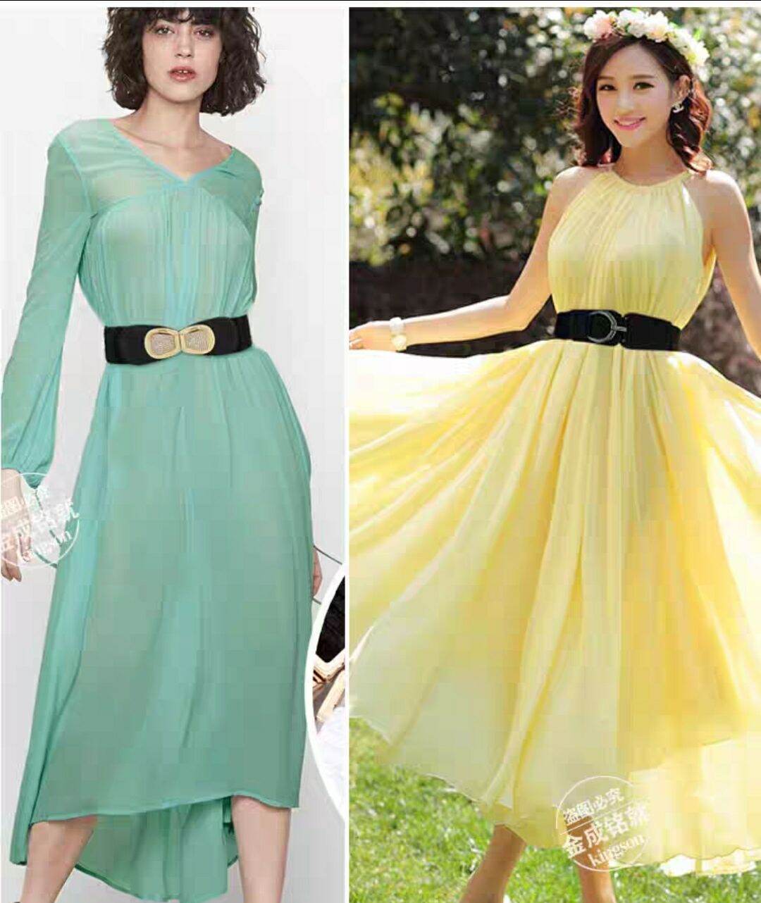 Thắt lưng nữ dây nịt nữ đai váy nịt bụng thời trang Hàn Quốc