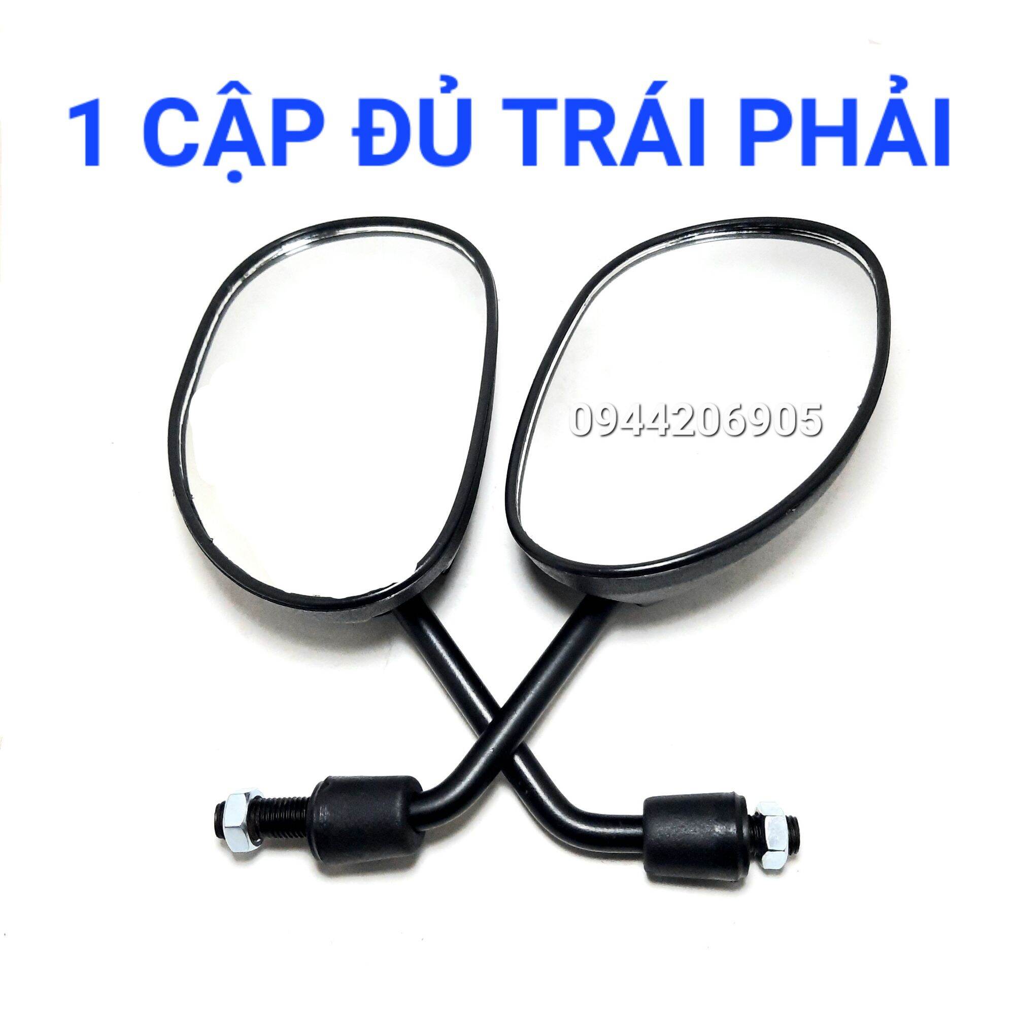 Gương, Kính chiếu hậu WAVE DREAM và cho nhiều dòng xe khác của Honđa và xe TQ, Chân kính 10mm ren thuận cả 2 bên.