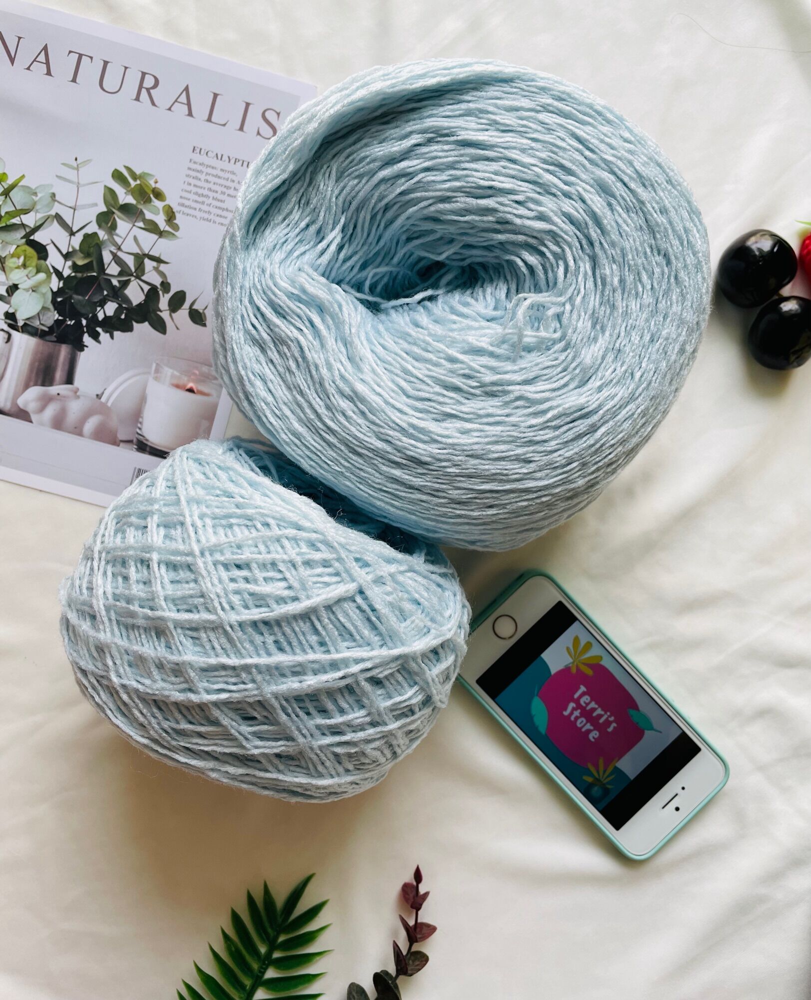 Yarn - Len Wool AC | Len mềm, ấm, đan móc áo, khăn mùa thu đông - Cỡ sợi 1.00 mm | Terri Store