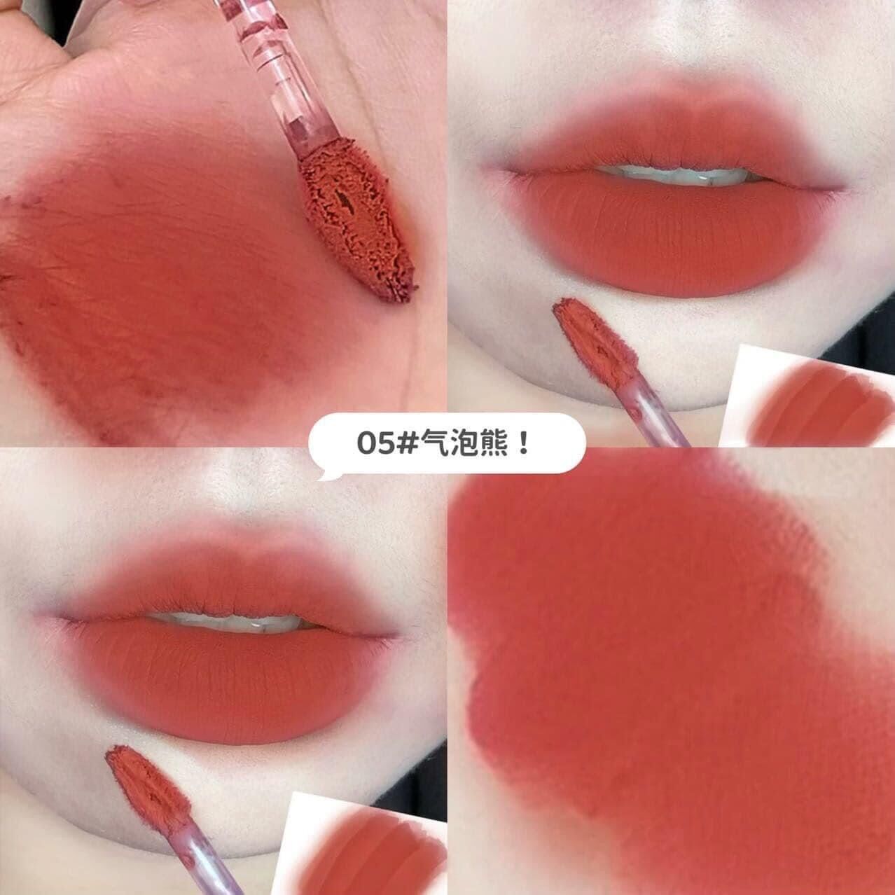 Set  5 son kem DANMOLU gấu đen